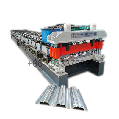 NIEUW DE COMMISSIE VAN DE ONTWERPmetaal GEGALVANISEERD VLOER DECKING BROODJE DIE MACHINE VORMEN