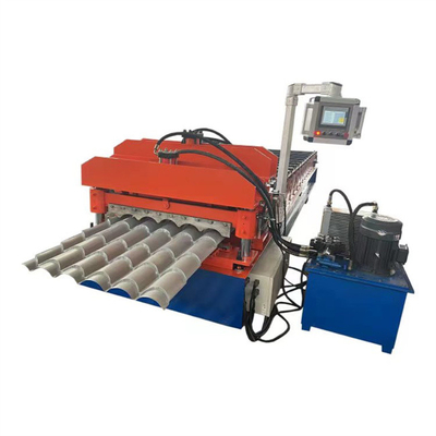 Automatische dikte 0.30.8mm metaal Verglaasd Tegelbroodje die Machine hydraulische het vormen zich machine vormen