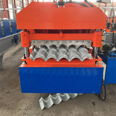 Automatische dikte 0.30.8mm metaal Verglaasd Tegelbroodje die Machine hydraulische het vormen zich machine vormen