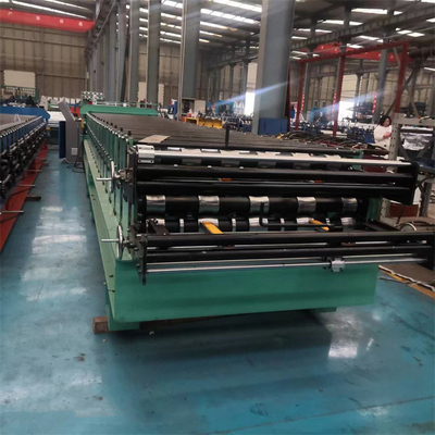 Het metaal galvaniseerde Dubbel Dekbroodje Vormt Machine voor Ibr Rib Corrugated Roof Wall Sheets