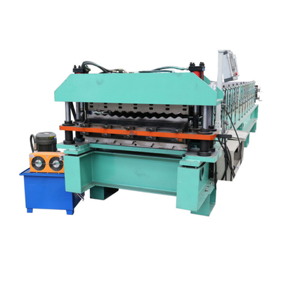 Het aangepaste Broodje die van het Metaal Dubbele Dek Machine voor Trapezoïdaal en Golfpaneel vormen