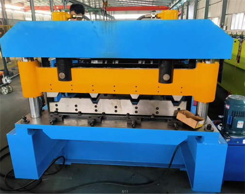 Ijzer 0.30.8mm het trapezoïdale broodje die van het dakblad het paneel vormen die van het machinemetaal machine maken
