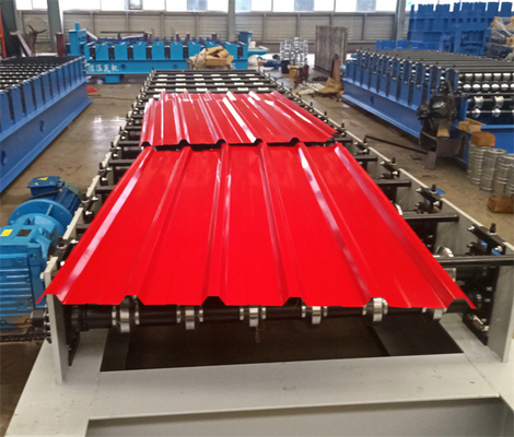 Het broodje die van het het dakpaneel van het ijzerstaal machine hydraulisch knipsel vormen die ibr machine maken