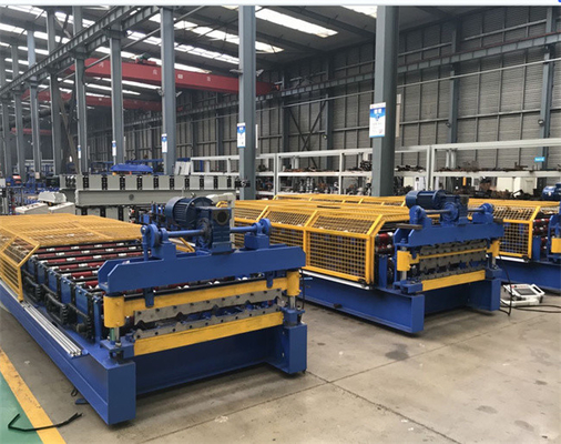 Het broodje die van het het dakpaneel van het ijzerstaal machine hydraulisch knipsel vormen die ibr machine maken
