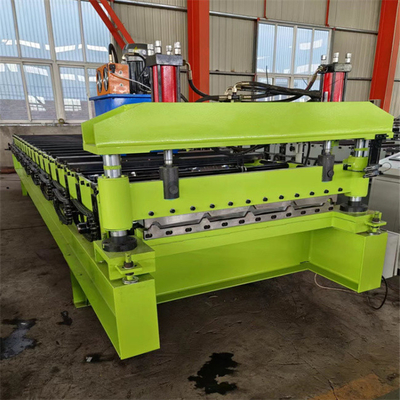 15-20m/min hoge snelheids r-Paneel broodje die het paneel vormen die van het machinedak machine maken