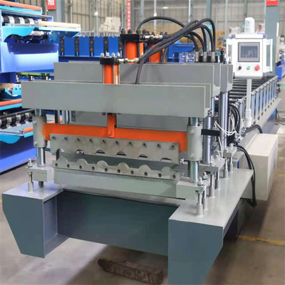 Nieuwe ontwerp verglaasde tegels die automatisch de kleurenstaal 0.30.8mm vormen van het machinebamboe volledig