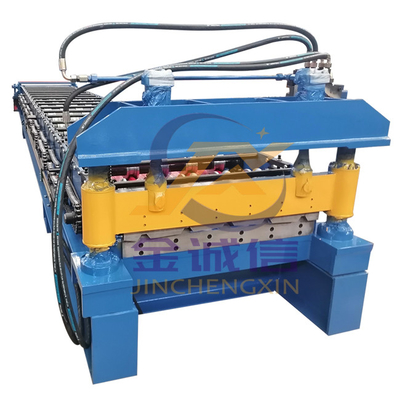 Volledig Automatisch het Dakcomité van het Kleurenstaal IBR 686 Broodje die Machineplc Controle vormen