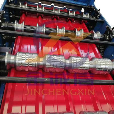 Volledig Automatisch het Dakcomité van het Kleurenstaal IBR 686 Broodje die Machineplc Controle vormen