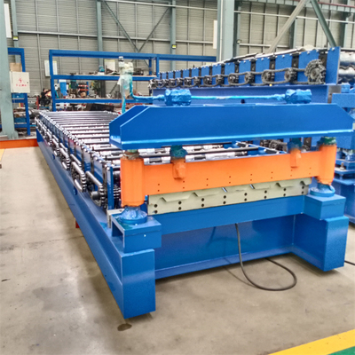 1200mm 1220mm het Staal IBR die 6 Rib Roof Wall Panel Roll van de Metaalkleur Machine vormen