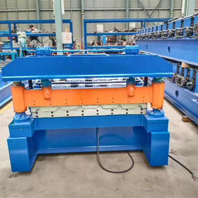 1200mm 1220mm het Staal IBR die 6 Rib Roof Wall Panel Roll van de Metaalkleur Machine vormen
