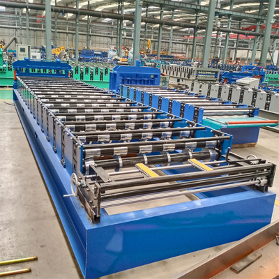 Het aangepaste Staal van de Metaalkleur galvaniseerde de Trapezoïdale Machine van IBR 6 Rib Roof Panel Roll Forming