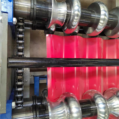 Vervaardiging van China plooide bladbroodje vormt machine voor het paneelblad dat van de dakmuur wordt gebruikt