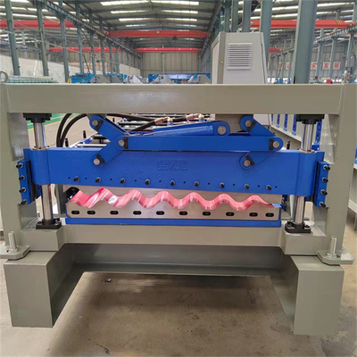 Vervaardiging van China plooide bladbroodje vormt machine voor het paneelblad dat van de dakmuur wordt gebruikt