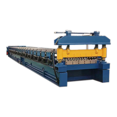 De vervaardiging van het kleurenstaal plooide dakbroodje vormt machine15-20m/min snelheid voor woningbouw