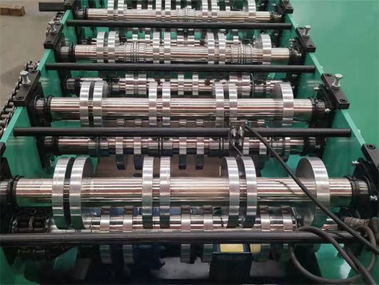 0.8mm1.5mm het Broodje die van Vloerdecking Machine gegalvaniseerde Hoge snelheid vormen