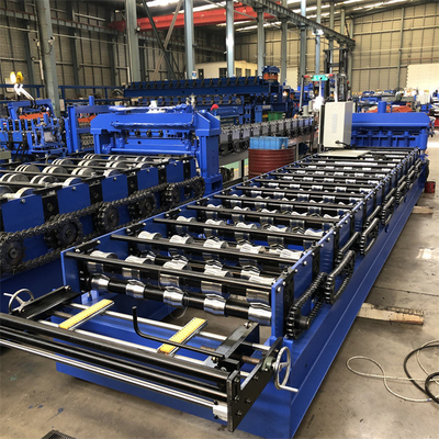 van het het Staalmetaal Verglaasd Dak van 0.3-0.8 mm Kleur Met een laag bedekt de Tegelcomité die Broodje maken die Machine vormen