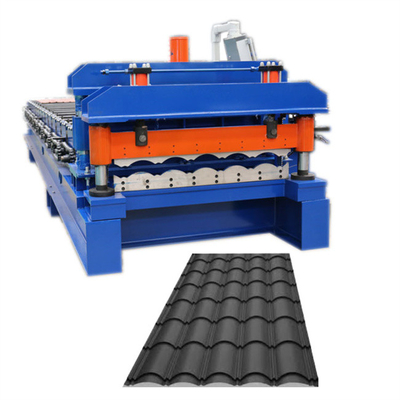 van het het Staalmetaal Verglaasd Dak van 0.3-0.8 mm Kleur Met een laag bedekt de Tegelcomité die Broodje maken die Machine vormen