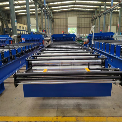 Het nieuwe Broodje die van de Ontwerpmetaal Verglaasde Tegel Machine voor 0.30.8mm het Staal van de Bamboekleur vormen