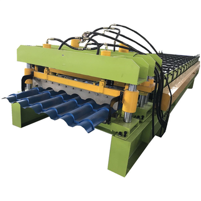 Ce Verglaasd Tegelbroodje die van het het Staalmetaal van de Machinekleur de Machine van de het Daktegel vormen