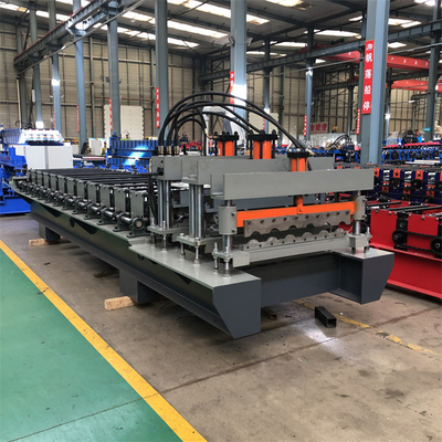 Het metaal schilderde Met een laag bedekte de Tegelmachine 15-20m/min van het Staaldakwerk Vormt Snelheid