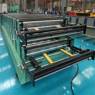 De Muurcomité van de metaal Dubbel Laag Broodje die Machine 0.30.8mm vormen Dikte