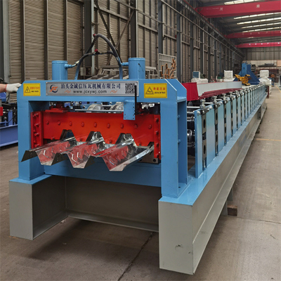 Het gegalvaniseerde Broodje die van Decking van de Staalvloer Machine Materiële Dikte vormen 0.8-1.5 Mm