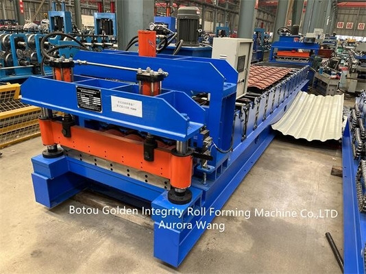 Het metaalprofiel verglaasde Tegelbroodje Vormt de Baksteen van Machineiso9001 Ce het Maken Machine