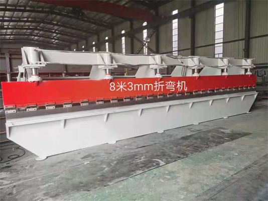 Hydraulische bevindende Gegalvaniseerde het Staalrollen van de naad Scherende Buigende Machine