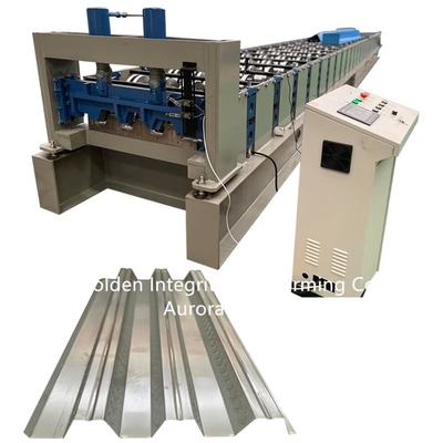 gegalvaniseerd de Vloerdek die van de staalrol Machine380v 50Hz 3 fase vormen