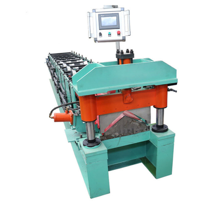 Aangepast Dak Ridge Cap Roll Forming Machine 610mm1220mm het Voeden Breedte