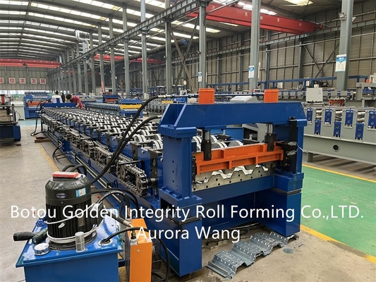 PPGI/PPGL het Broodje die van de dekvloer Machine 750mm vormen Efficiënte Breedte
