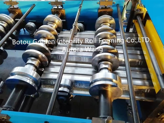 12-13m/Min Floor Deck Roll Forming-Machine voor het Concrete Steunen