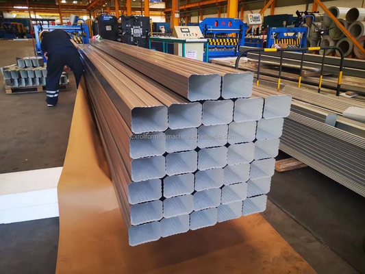 Volledige Automatische Waterdownpipe die Machine Gekleurd Staal PPGI vormen