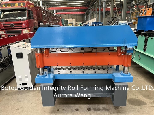 7.5Kw Broodje die van de staal het Dubbele Laag de Certificatie van Machineiso9001 Ce vormen