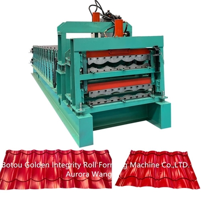 De Tegel die van JCX 1200mm het Comité van het Machinedakwerk Broodje maken die Machine vormen