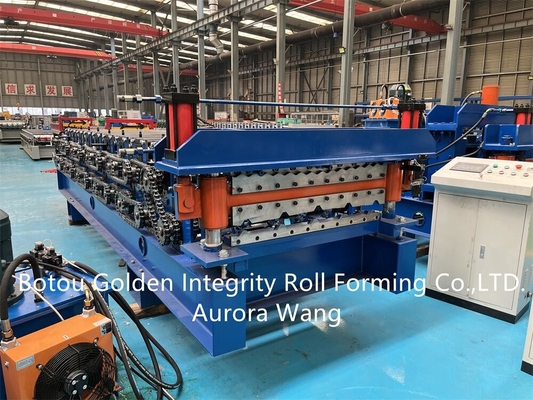 De dubbele Laag walst het Vormen van het staal van de Machine12-18m/min G235 rang koud