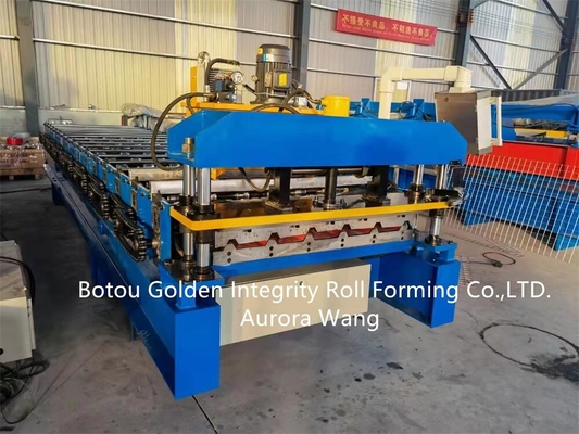 12 m/min-Dakcomité Broodje het Vormen zich de Rolling Machine van het Machinetrapezoïde IBR