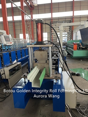 380V 50Hz 3 Fasen Draagbare Goot die tot Machines maken 8-12 M/Min