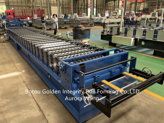 Krullend Golf het Dakbroodje die van het zinkmetaal Machine Hydraulisch Scherp Systeem vormen