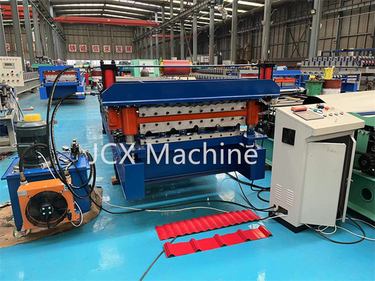 5.5kW dubbele Laag die Machine, Golf het Staalbroodje vormen die van de Dakkleur Machine vormen