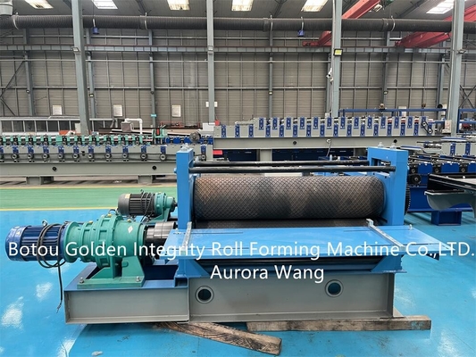 11kw metaalblad het In reliëf maken Machine voor 1000mm/1250mm de Rol van het Breedtestaal