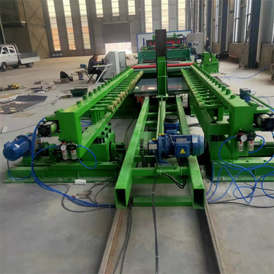 Het Metaal van de kleurenStaalplaat aan PLC van de Lengtemachine 30KW Controle wordt gesneden die