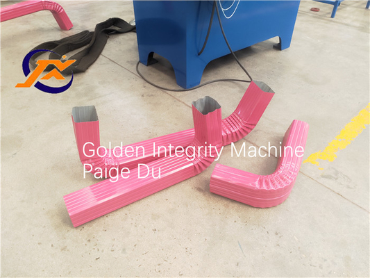 Van de de Gootrechthoek van het afdalingsaluminium Vierkant de Pijpbroodje die Machine vormen
