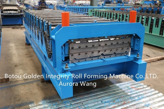 Het dubbele broodje die van het de tegelbouwmateriaal van het laag trapezoïdale dak machinefabrikant vormen