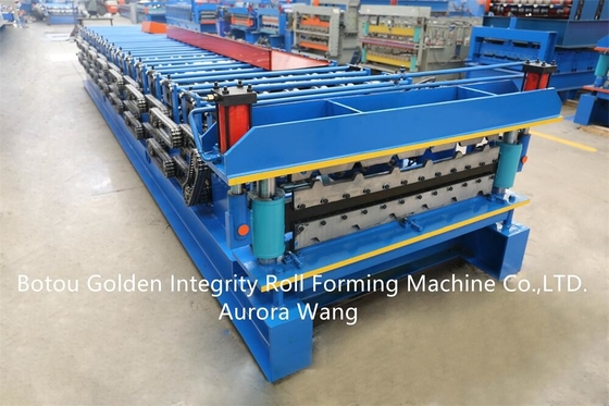 Het dubbele broodje die van het laagmetaal machine het Nieuwe type automatische broodje vormen die van het de laagpaneel van het metaalblad dubbele rollende machine p vormen