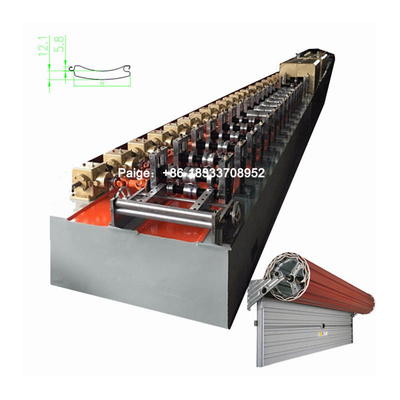 55/77/89 soorten Dubbellaagse latten pu schuim rolluik deur rolvormmachine
