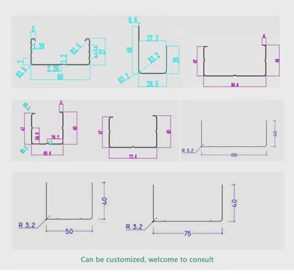PLC het Lichte Broodje die van het Staalkader Machine 50m/Min With Vertex Operation System vormen