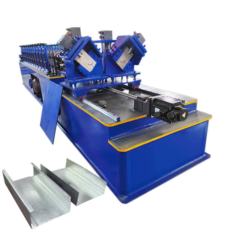 Het dubbele van de het Profiel Lichte Maat van Lijnen Omega C U Staal Keel Roll Forming Machine