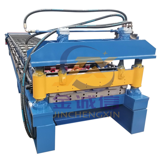 Volledig Automatisch het Dakcomité van het Kleurenstaal IBR 686 Broodje die Machineplc Controle vormen