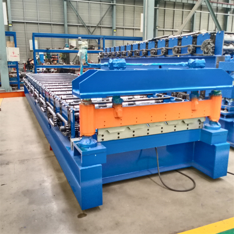 1200mm 1220mm het Staal IBR die 6 Rib Roof Wall Panel Roll van de Metaalkleur Machine vormen